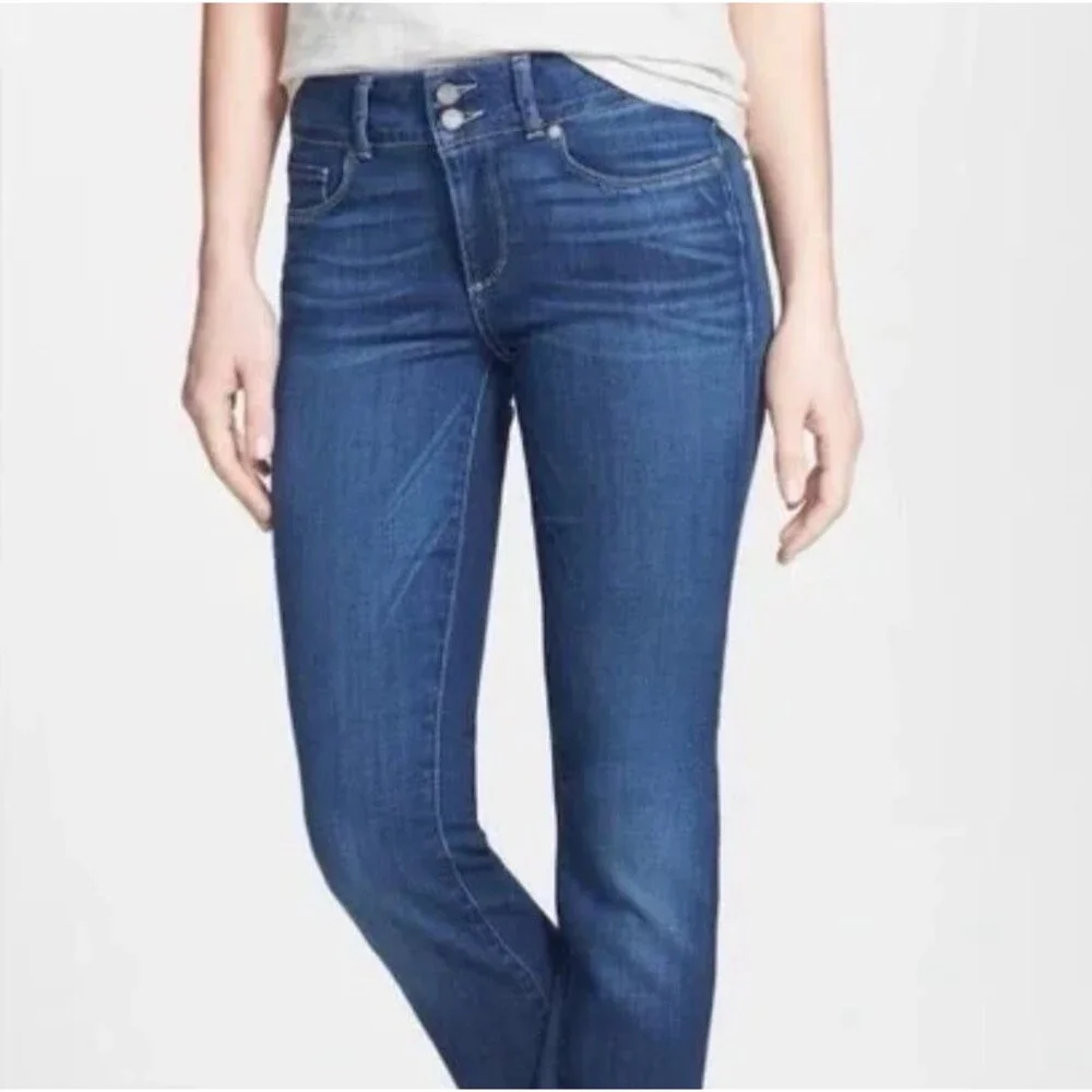 EUC Paige Hidden Hills Straight Leg Jeans - 28 - Picture 2 of 8